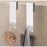 2 pi�ces crochet douche, crochet mural cabine de douche, crochet porte serviette sans per�age, crochets ...