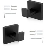 2 pi�ces crochets serviette en acier inoxydable, pat�res robuste pour salle de bain, design moderne et ...