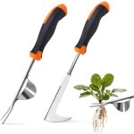 2 pices dsherbeur manuel acier inoxydable arrache mauvaise herbe, arrache pissenlit couteau dsherbeur ...