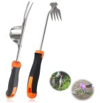 2 pi�ce d�sherbeur manuel, arrache pissenlit, arrache mauvaise herbe en acier inoxydable, extracteur ...