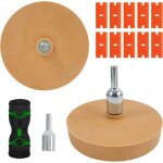 2 pi�ces disque a decoller gomme carrosserie de 100 mm, roue de gomme en enl�ve caoutchouc les autocollants ...