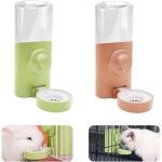 2 pices distributeur eau petits animaux, 600ml automatique biberon lapin, suspendue anti - goutte abreuvoir ...