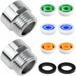 Alovez - 2 pièces douche limiteur de réducteur de débit réglé réducteurs de débit douche limiteur de ... Alovez - 2 pièces douche limiteur de réducteur de débit réglé réducteurs de débit douche limiteur de ...