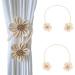 2 pices embrasses  rideaux clip, boucles pour rideau, embrasses de rideaux torsades cratives et dcorative ...