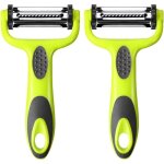 2 pi�ces �plucheurs multifonction 3 en 1, �plucheur de l�gumes, �plucheur de fruits, �plucheur pivotant, ...