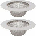 Snq - 2 pices vier cuisine filtre, vier acier inoxydable filtre, acier inoxydable vidange filtre, ...