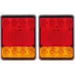 2 pi�ces feu arri�re 12v 8led feu de freinage arri�re clignotant pour remorque caravane ute camping - ...