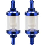 2 pi�ces filtres � essence en ligne, filtres � carburant pour moto, godet de filtre amovible, adapt� ...