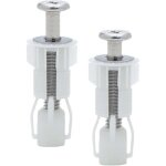 2 pi�ces fixation abattant wc, fixation cuvette wc, fixation abattant wc universel, pour si�ge de toilette, ...