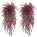 2 pices fougre artificielle plante fausse plantes deco plante artificielle exterieur pour clbration, ...