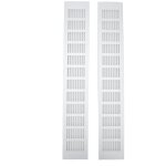 2 pi�ces grille de ventilation en alliage d'aluminium plaque de ventilation rectangulaire pour armoire ...