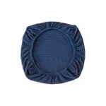 2 pices housses de chaise lastiques en lasthanne - lavables - pour chaises de bureau, salle  manger, ...