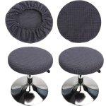 2 pièces housse tabouret rond(gris), housse tabouret de bar rond, lavable facile d'entretien doux et ... 2 pièces housse tabouret rond(gris), housse tabouret de bar rond, lavable facile d'entretien doux et ...