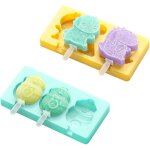 2 pi�ces ice pop maker, diy moule � popsicles, r�utilisables ice cream module, r�utilisables ice cream ...