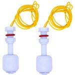2 pi�ces interrupteur � flotteur vertical, capteur de niveau d?eau, flotteur pompe de relevage, interrupteur ...