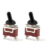 2 pi�ces interrupteur � levier marin �tanche, interrupteur 12v precable, interrupteur miniature, 12v ...