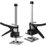 2 pices lve - plaques placo meuble avec chelle, 29cm rglable leve plaque meuble, etai telescopique ...