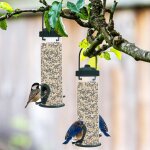 2 pices mangeoire oiseaux nichoir oiseaux avec distributeur de graines nichoirs pour oiseaux avec mangeoire ...