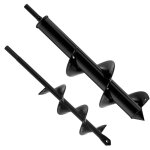 2 pi�ces m�che jardin tari�re, foret h�lico�dal de jardinage, jardin foreuse �80mm�300mm, �40mm�220mm, ...