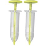 2 pi�ces mini distributeur de graines de semis semoir petit �pandeur de graines r�glable � main planteur ...