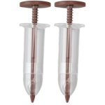 2 pi�ces mini distributeur de graines de semis semoir petit �pandeur de graines r�glable � main planteur ...