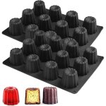 2 pices moule silicone mini cannel 12 cavit, antiadhsifs moule a chocolat, moules  gteau en silicone ...