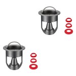 2 pices noyau de siphon de sol insert de carrelage bonde de sol couvercle de drain de douche attrape ...