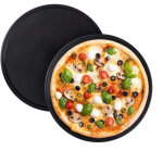 2 pieces plaques a pizza rondes