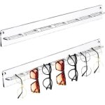 2 pi�ces porte lunettes en acrylique, rangement lunette de soleil, range lunettes, organisateur de lunettes ...