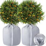 2 pices protege pot exterieur - protection pot de fleur hiver - housse hivernage plante en pot rutilisable ...
