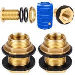 2 pi�ces raccords de r�servoir en laiton, 1 pouces 3 / 4 pouces m�le connecteur de r�servoir d' en laiton ...