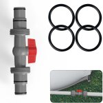 2 pices raccord de tuyau de piscine 1, 5'  1, 5' en t, adaptateur de tuyau de piscine double anti - ...