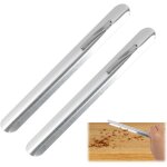 2 pi�ces ramasse miettes de table inox courb�, ramasse miettes pour nettoyer facilement votre nappe, ...