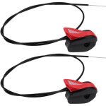 2 pi�ces de remplacement de c�ble d'acc�l�rateur de tondeuse � gazon 1450mm c�ble de commande d'acc�l�rateur ...