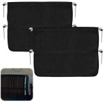 2 pi�ces rideau voiture, 46 x68cm universal chaussette voiture soleil, universal protection solaire voiture ...