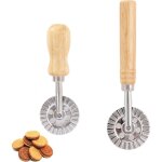 2 pi�ces roulette roulette pizza patisserie accessoire ustensiles � p�tisserie moule pate en croute coupe ...