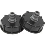 2 pices s60x6 ibc bouchon cuve 1000l de rservoir raccord, 1 / 2' diamtre de sorti raccord mamelon ...