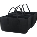 2 pi�ces sac � b�ches de chemin�e sac � bois de chauffage sac � b�ches en feutre, panier de rangement ...