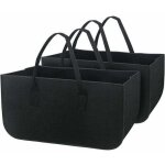 2 pi�ces sac � b�ches de chemin�e sac � bois de chauffage sac � b�ches en feutre, panier de rangement ...