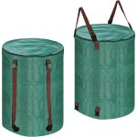 2 pi�ces sac de jardin r�utilisable pour feuilles et ordures de pelouse, parfait pour l'enl�vement des ...