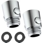 2 pi�ces stop douche, vanne d'arr�t pommeau de douche g1 / 2, economiseur d'eau pour robinet douche interrupte ...