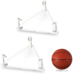 2 pi�ces support de football acrylique, acrylique support balle, ball support pr�sentoir, pour ballon ...