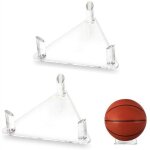 2 pi�ces support de football acrylique, acrylique support balle, ball support pr�sentoir, pour ballon ...