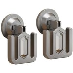 2 pi�ces support � pantoufles mural, chaussons �tag�re murale, range chaussure sans per�age avec ventouse ...