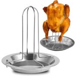 2 pièces support de poulet support à poulet support poulet support poulet barbecue en acier inoxydable ... 2 pièces support de poulet support à poulet support poulet support poulet barbecue en acier inoxydable ...