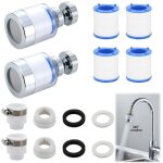 2 piece tap water filter, anti - limescale tap filter, advanced purification of tap water, removes chlorine, ...