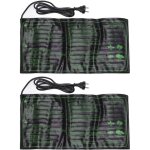 2 pices tapis chauffant impermable pour semis, coussin  temprature constante pour la croissance des ...