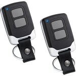 2 pi�ces t�l�commande de garage pour normstahl ea433 2ks, ea433 2km micro, ea433 4ks, n002800, t433 - ...