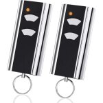 2 pi�ces t�l�commande de garage pour normstahl entrematic rcu 433 - 2, rcu 433 - 4, ea433 2km, compatible ...