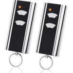 2 pi�ces t�l�commande de garage pour normstahl entrematic rcu 433 - 2, rcu 433 - 4, ea433 2km, compatible ...